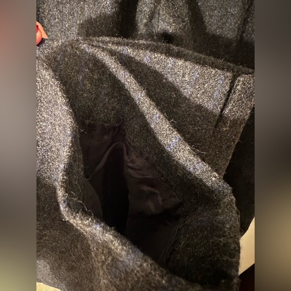 Vintage TELLURIDE CLOTHING CO. Women’s 8 Wool Nylon Blend Gray w/ Blue Stripe - Picture 12 of 15